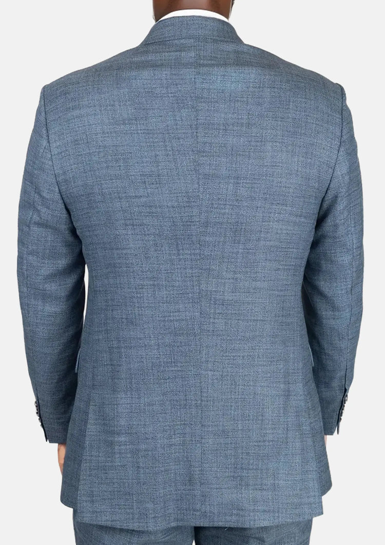 Astor Mid Blue Hopsack Suit971