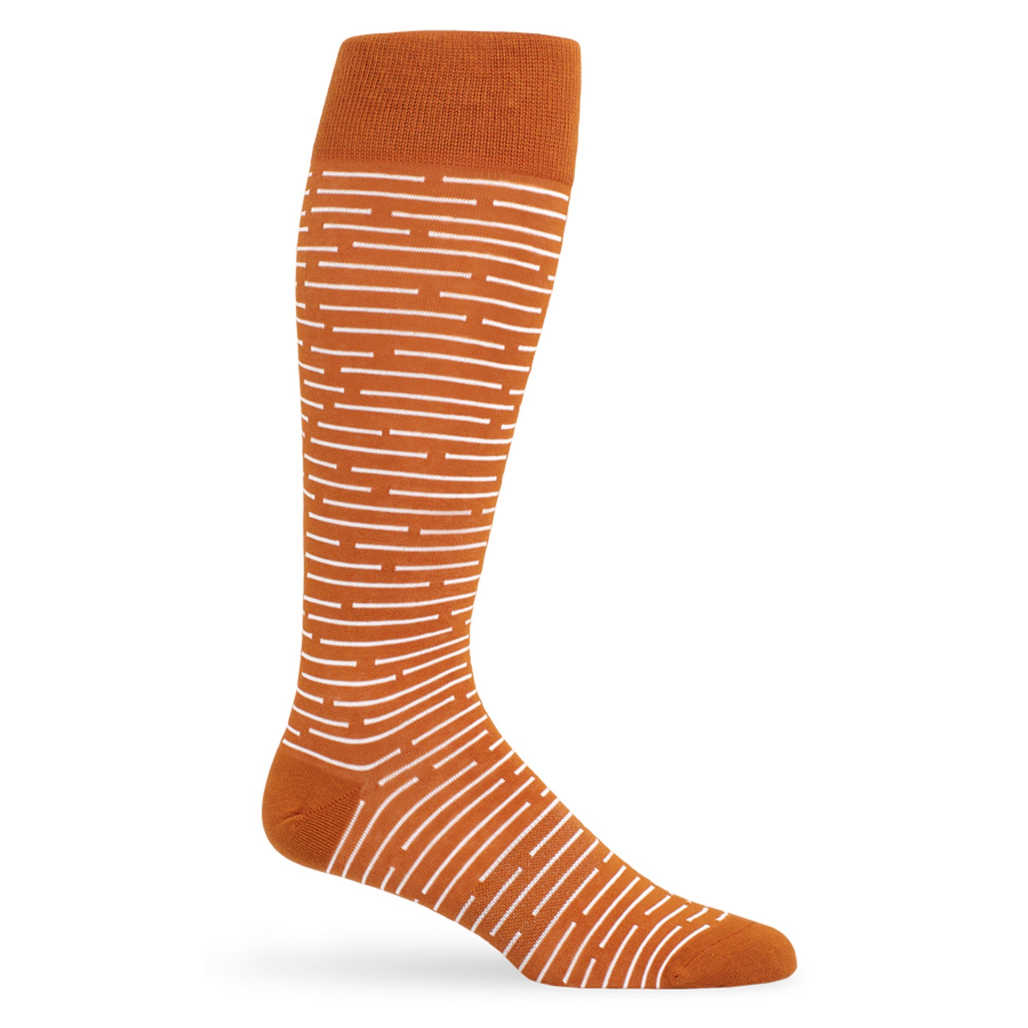 CiderOrange Broken Stripe Dress Socks273