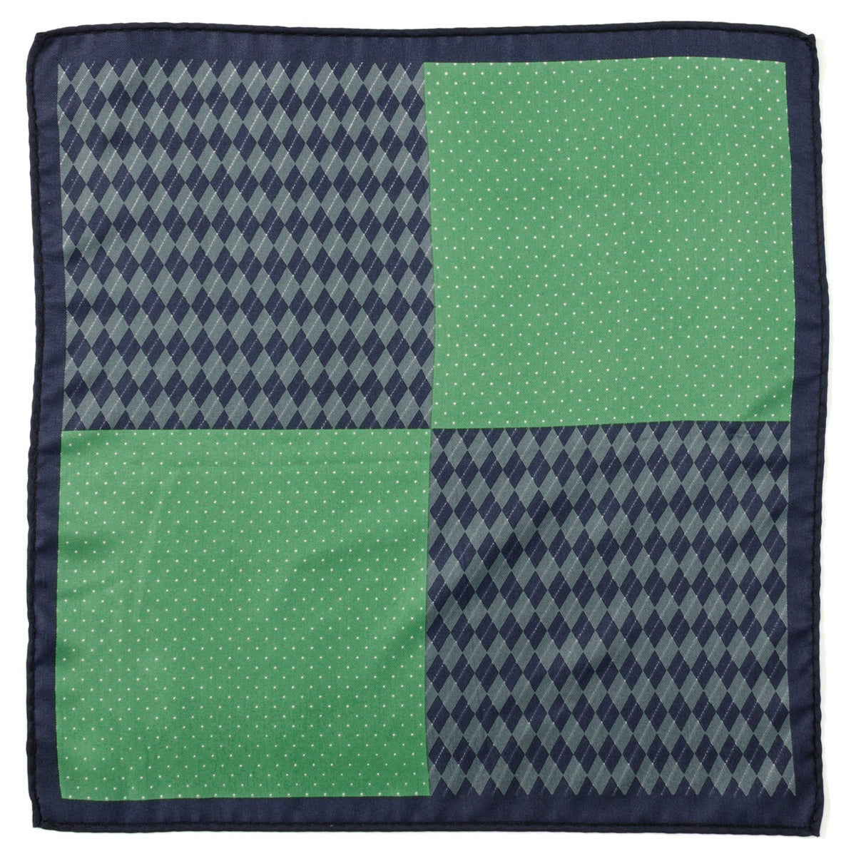 Argyle Dot Multi Pocket Square789