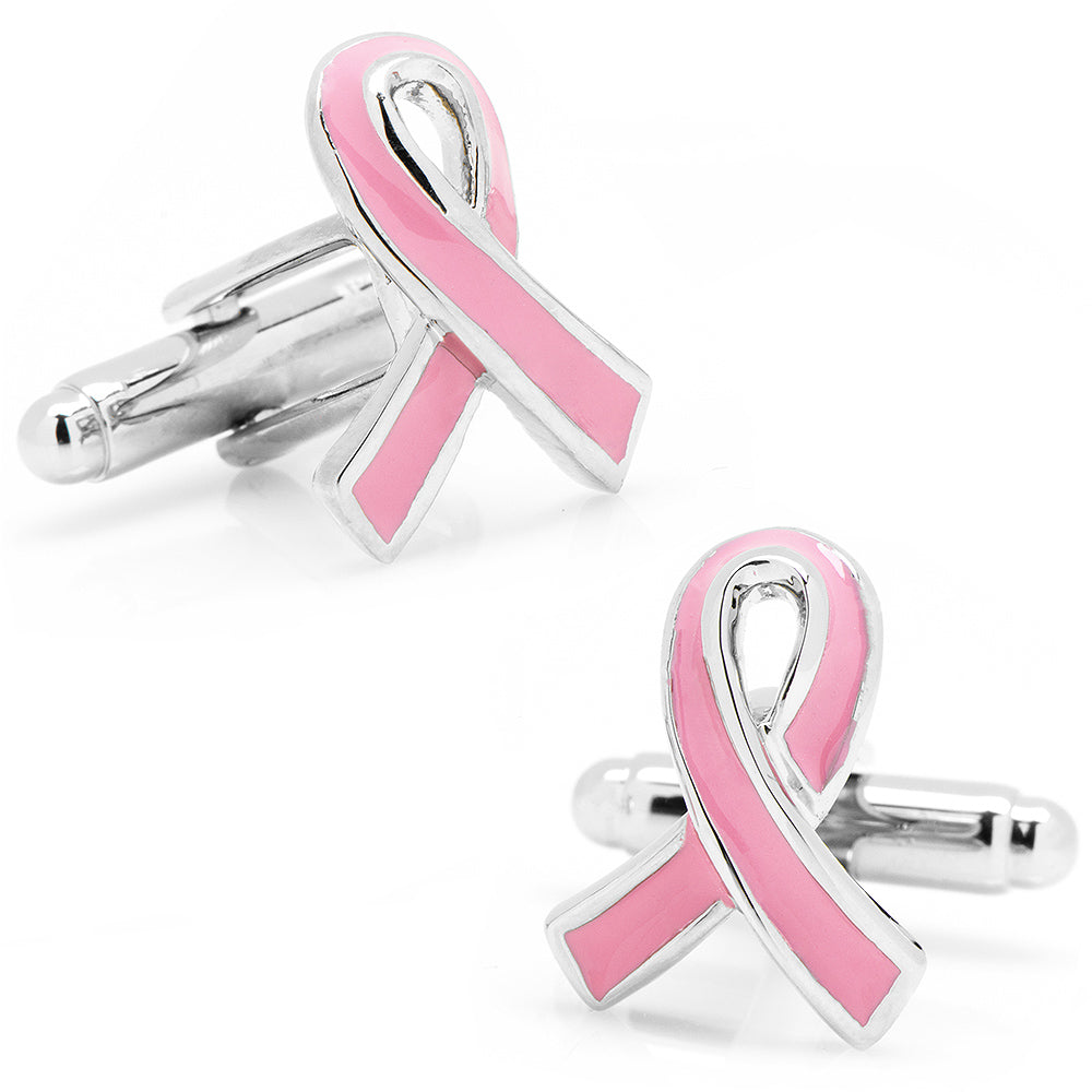 Pink Ribbon Breast Cancer Awareness Cufflinks658