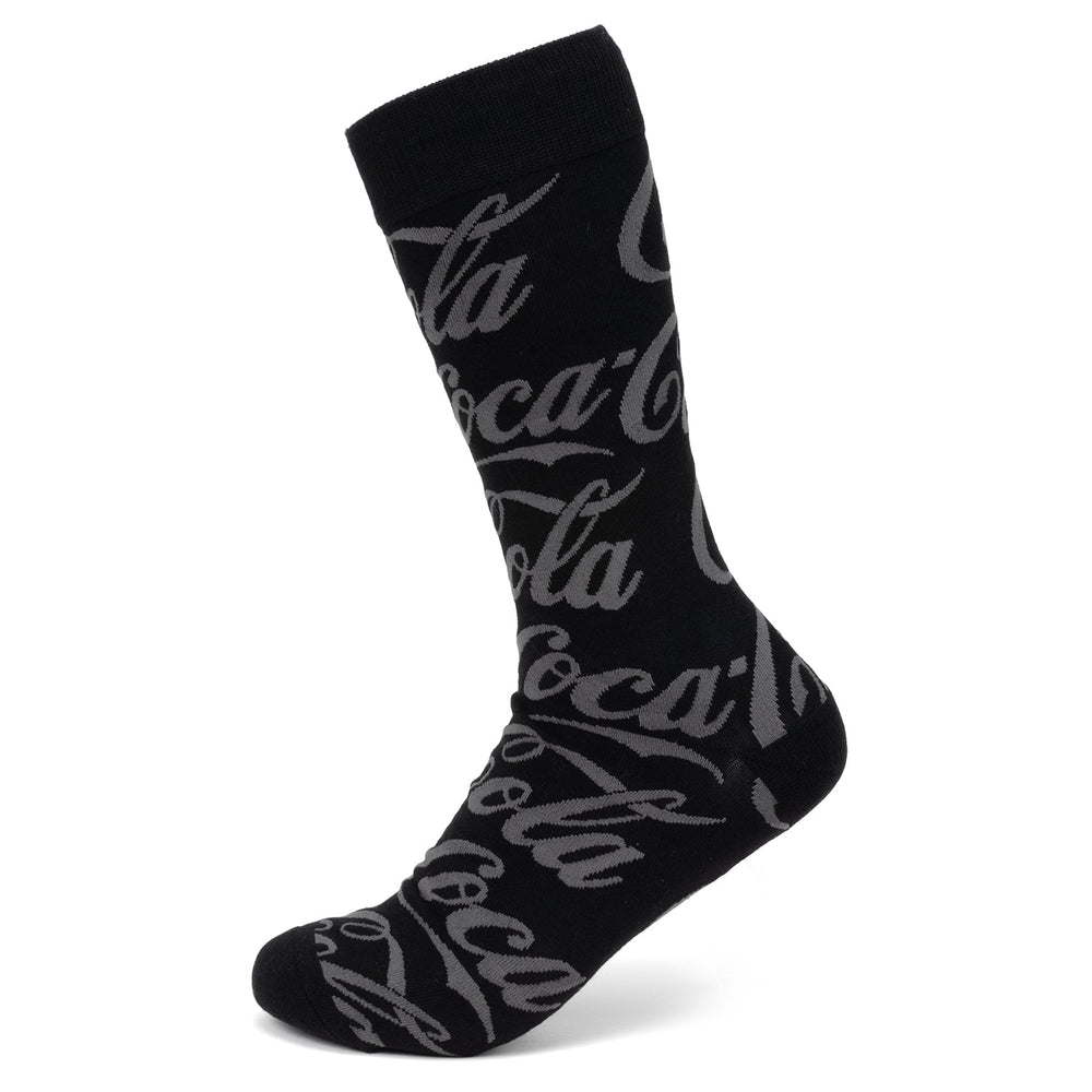 Coca-Cola® Black Logo Dress Socks883