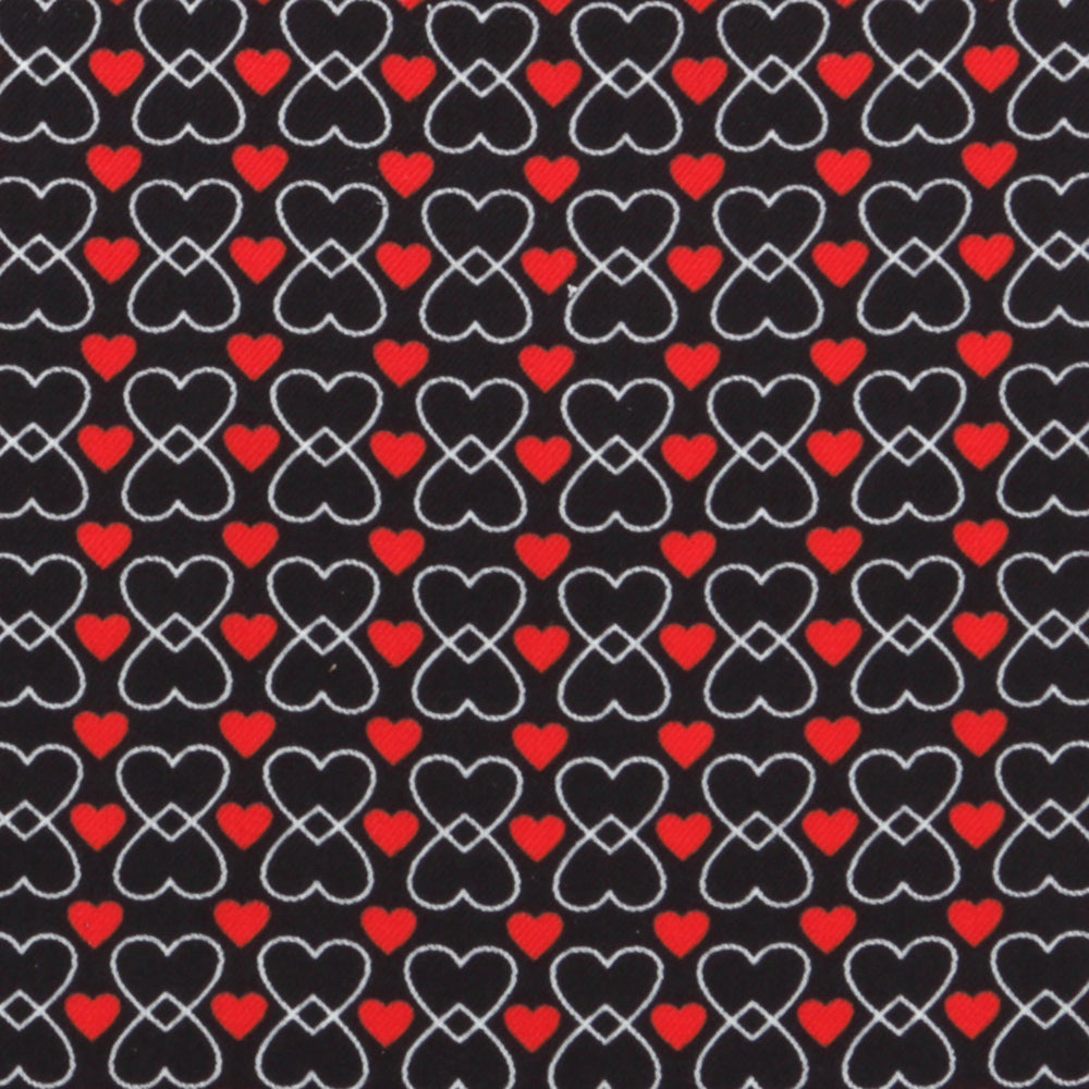 Intertwined Hearts Pocket Square964