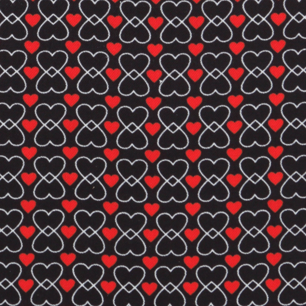 Intertwined Hearts Pocket Square693