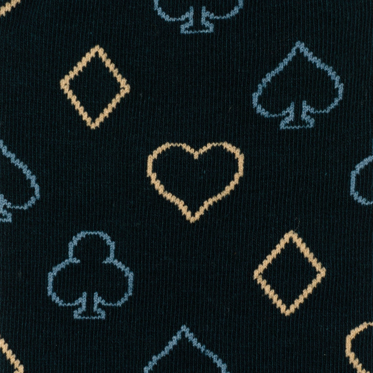 Card Suits Casino Blue Men's Socks671