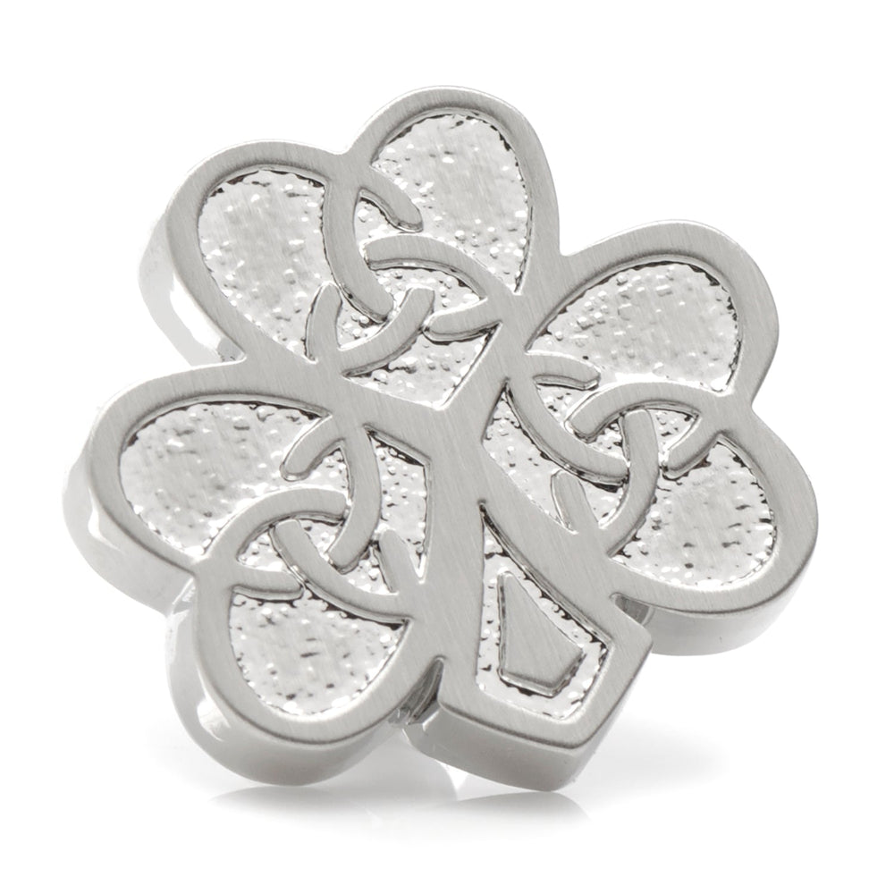 Celtic Knot Shamrock Lapel Pin760