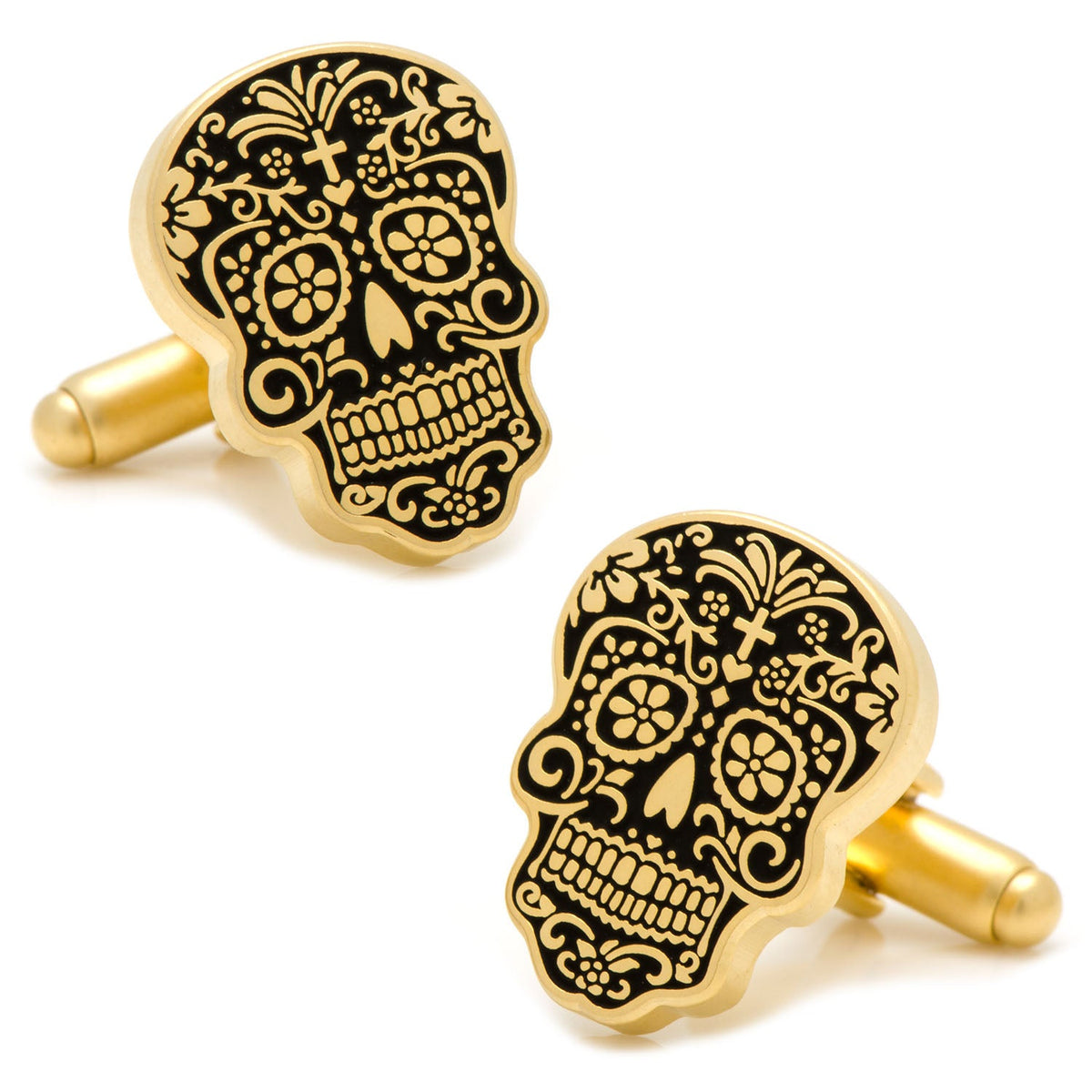 Gold Day of the Dead Cufflinks687