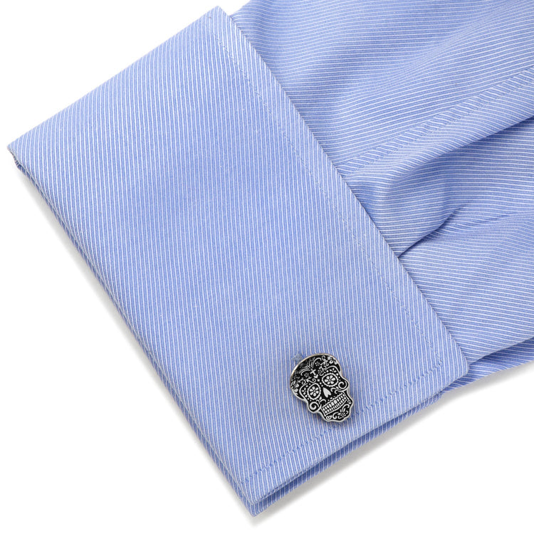 Silver Day of the Dead Cufflinks292