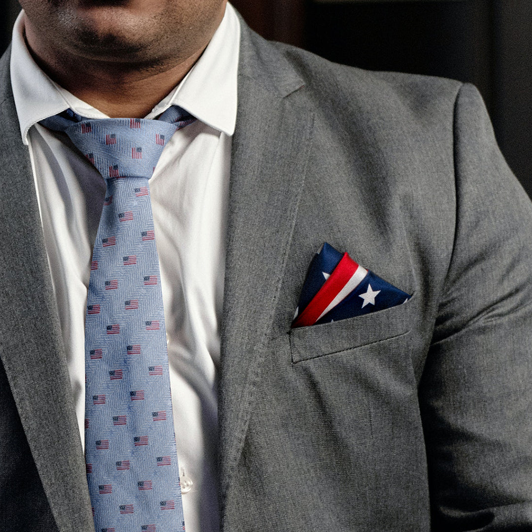 Stars and Stripes Pocket Square675