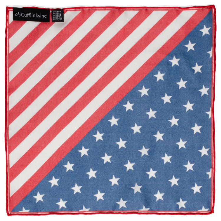 Stars and Stripes Pocket Square745