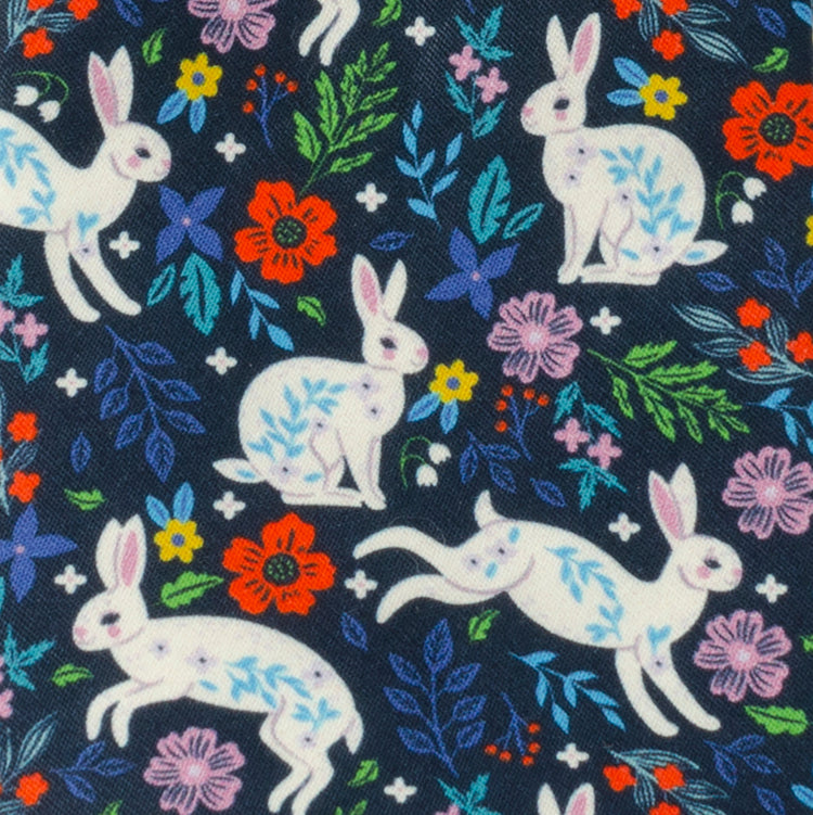 Floral Rabbit Men's Tie190
