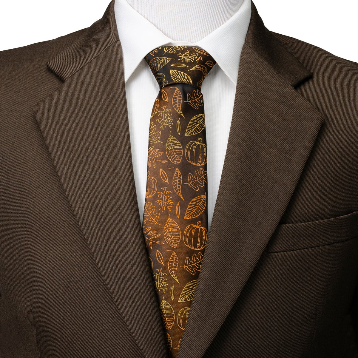 Fall Spice Men's Brown Tie940