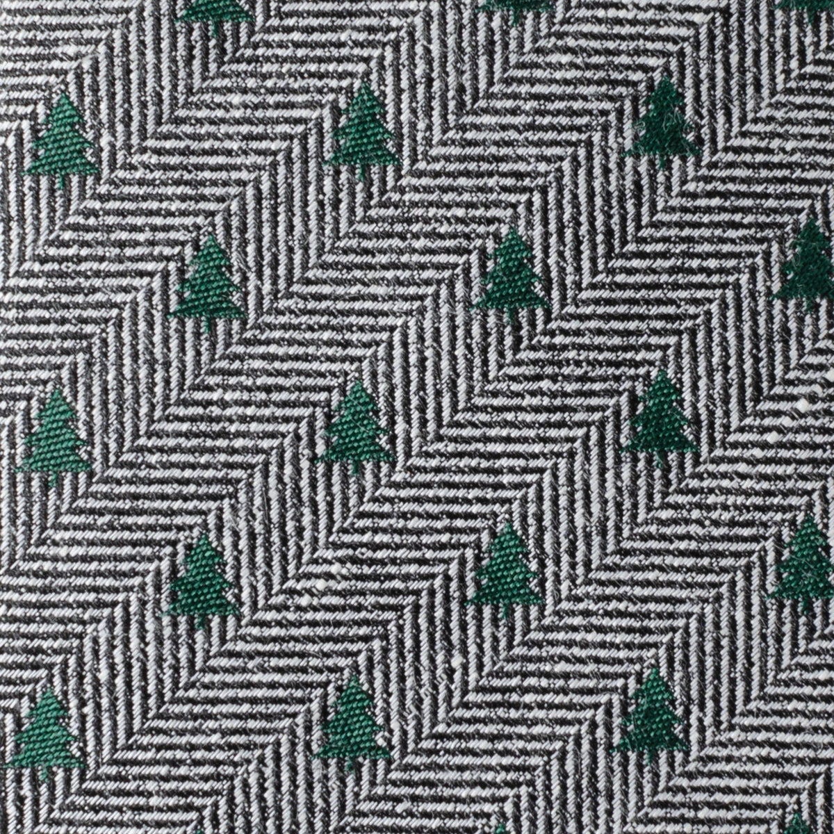 Holiday Tree Herringbone Tie3