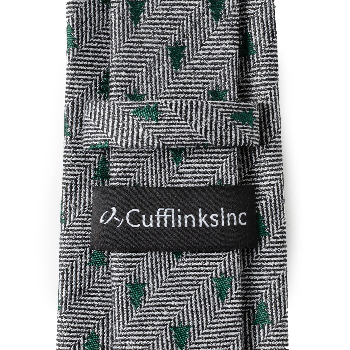 Holiday Tree Herringbone Tie627