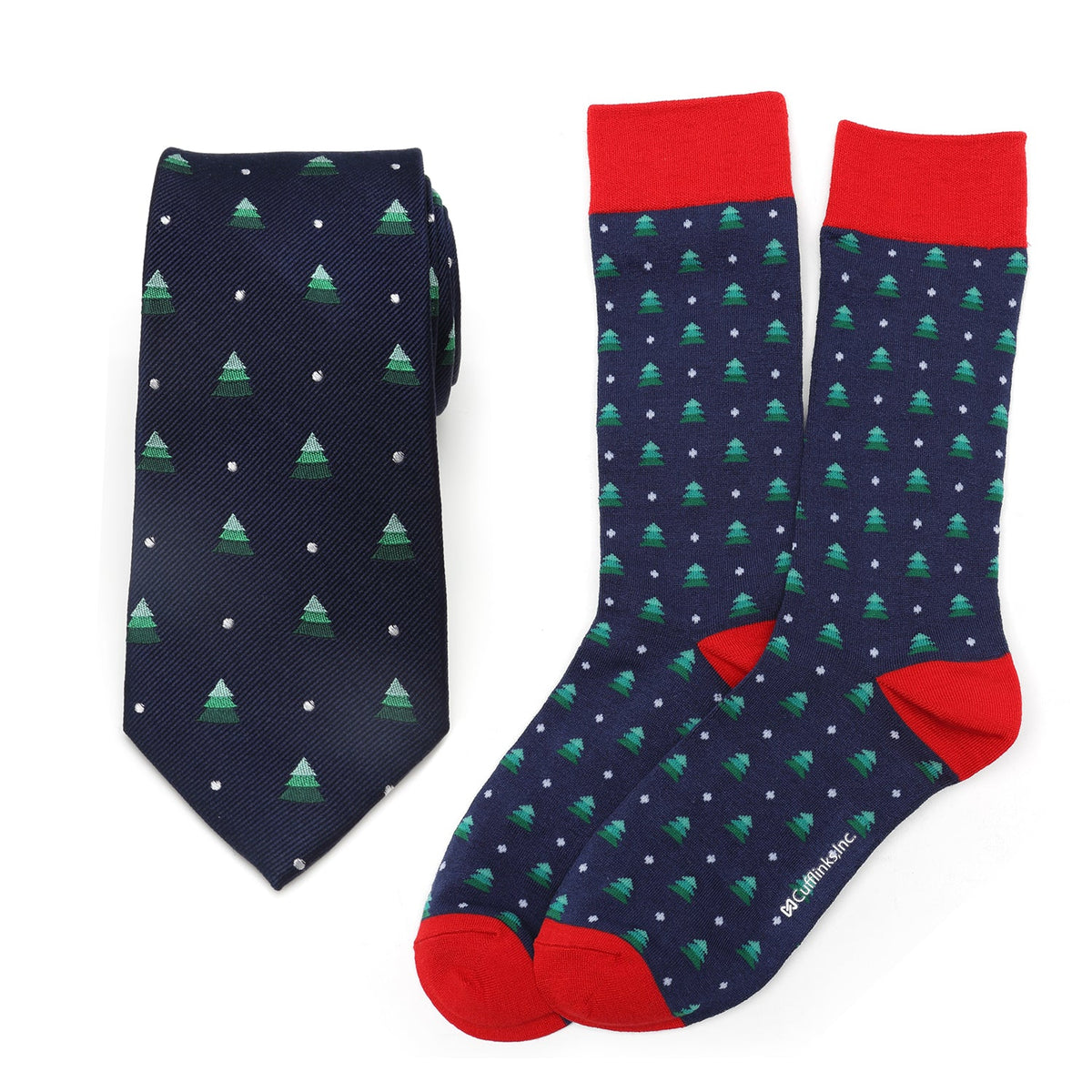 Holiday Tree Tie and Sock Gift Set834