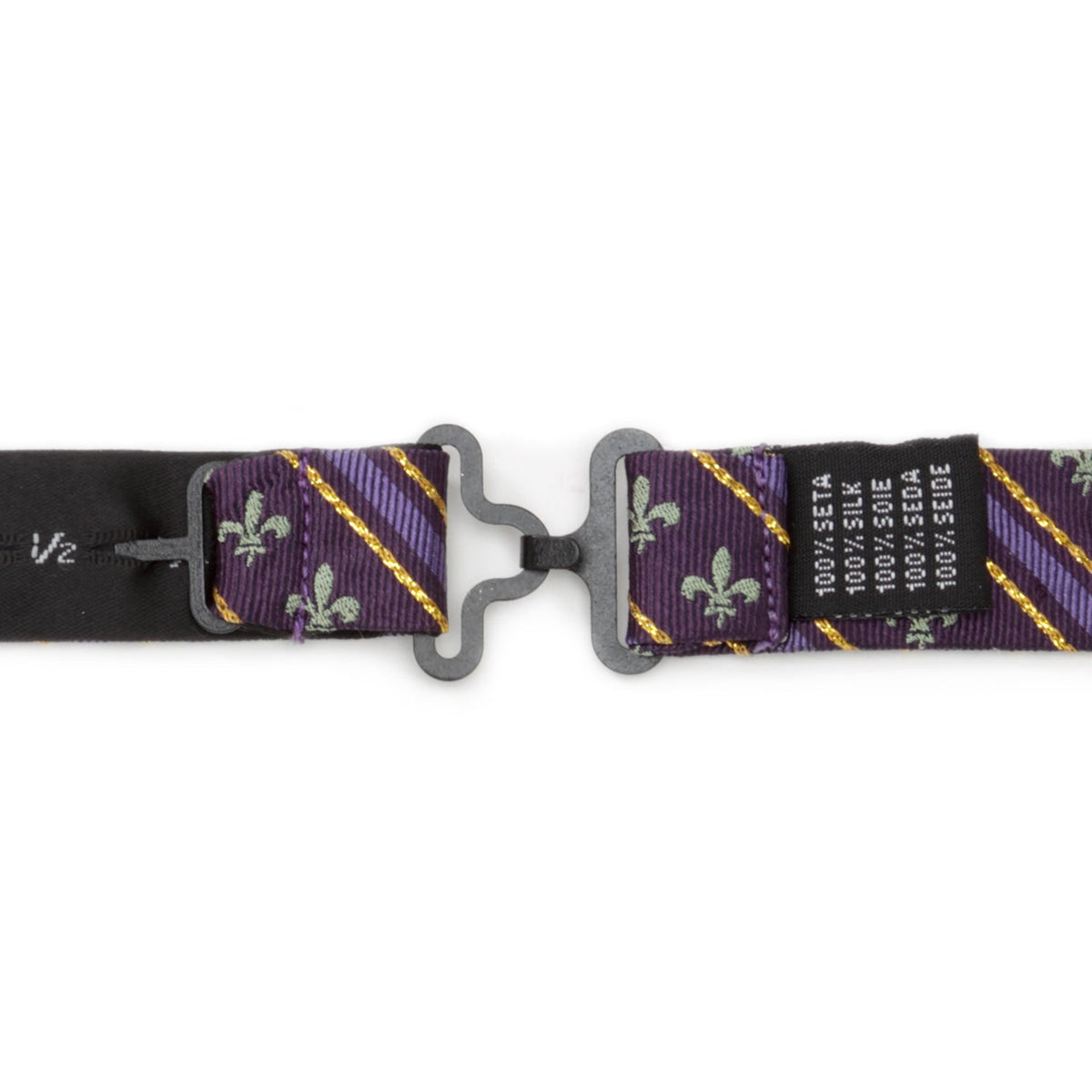 Mardi Gras Stripe Bow Tie518