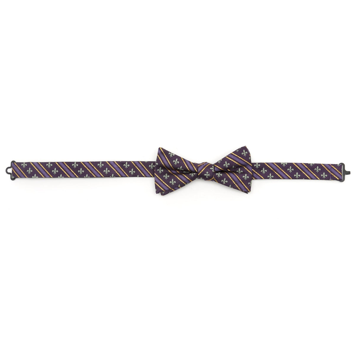 Mardi Gras Stripe Bow Tie177