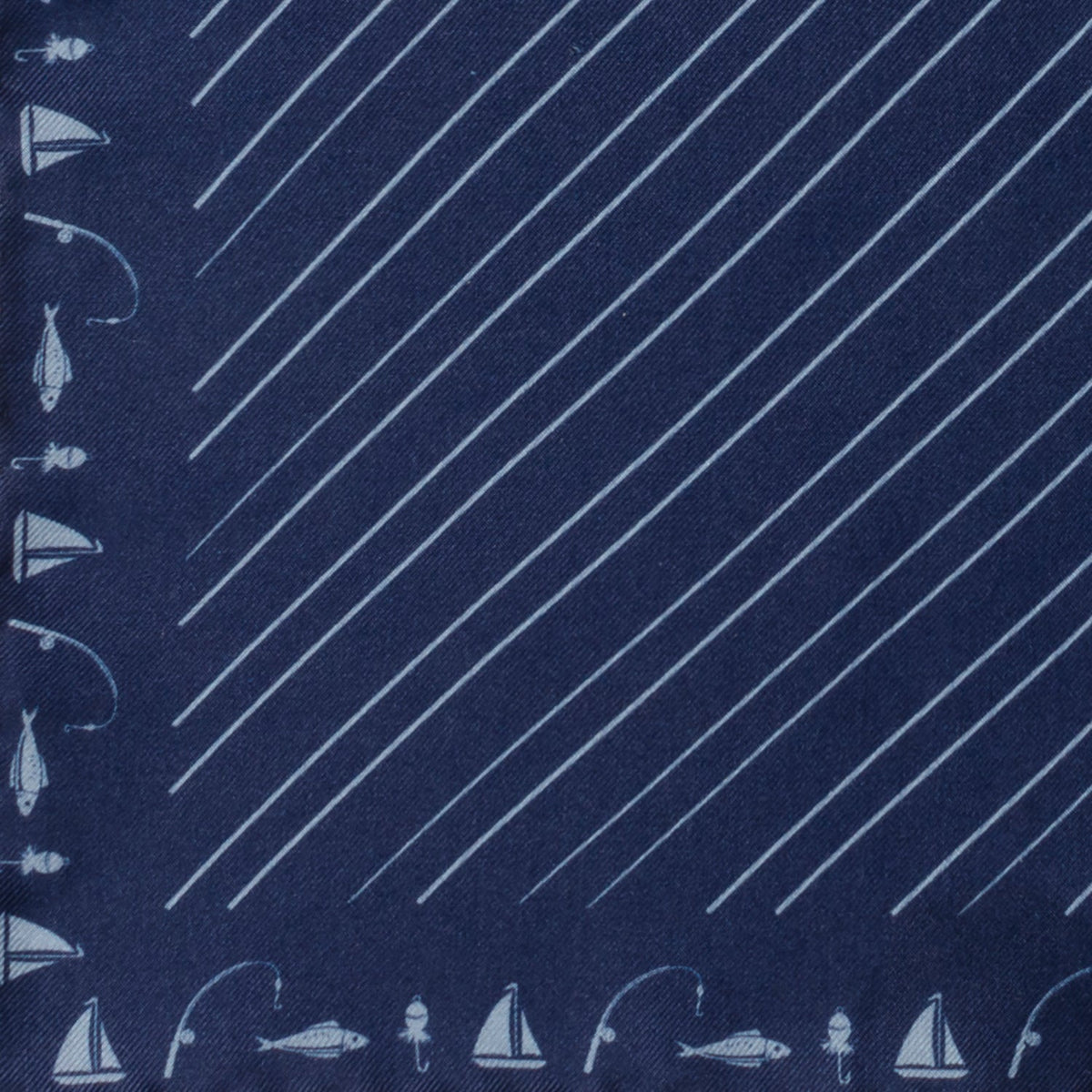 Nautical Blue Pocket Square108