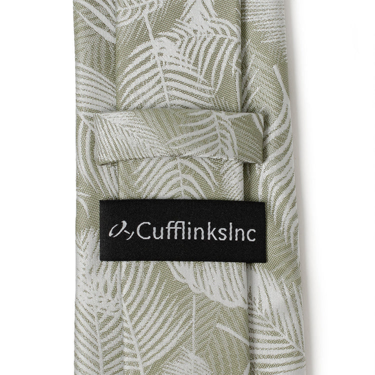 Palm Leaf Light Sage Tie640
