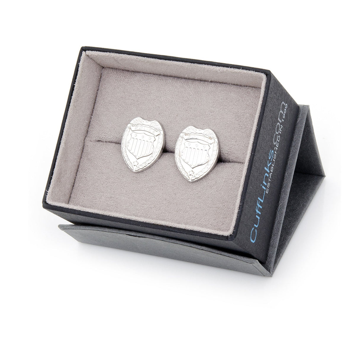Silver Police Badge Cufflinks268