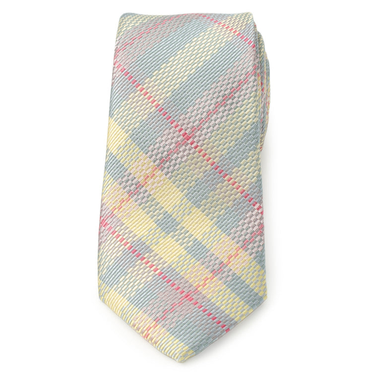 Pastel Plaid Men's Tie348
