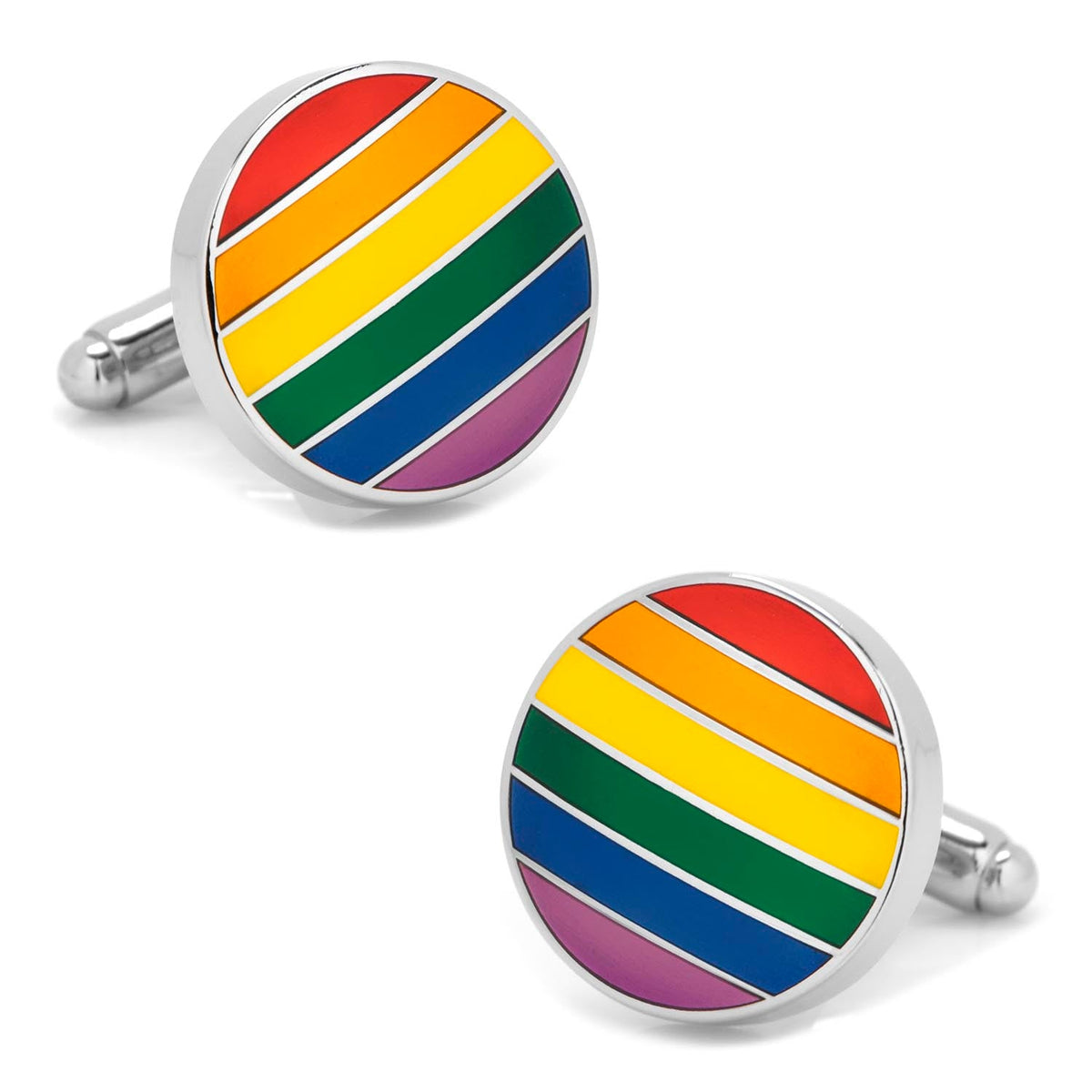 Rainbow Stripe Cufflinks140