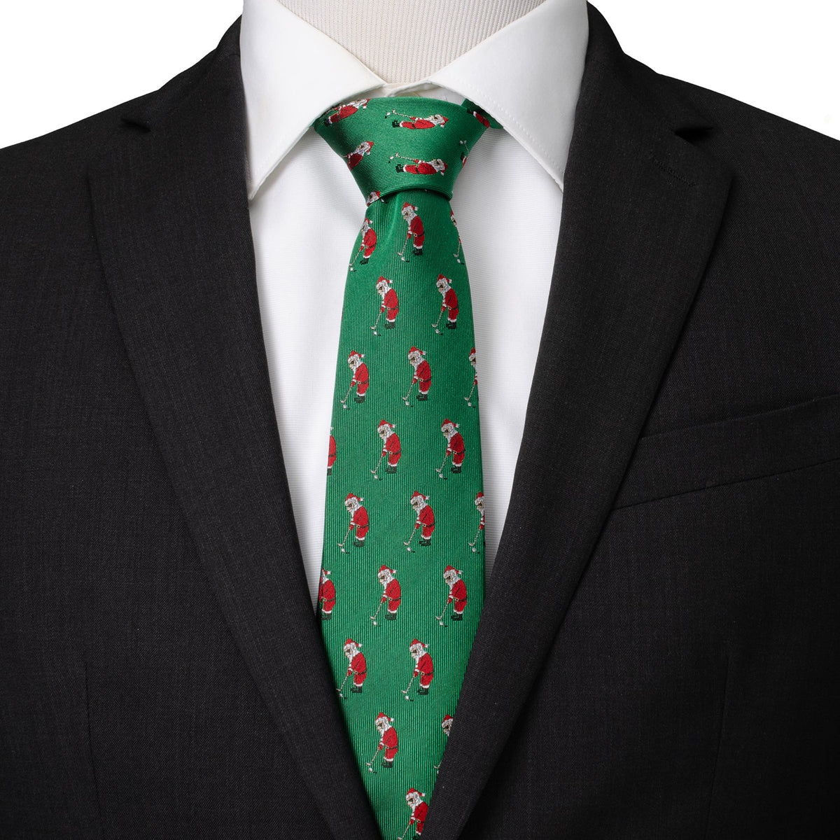Santa Golf Par-Tee Men's Green Tie300