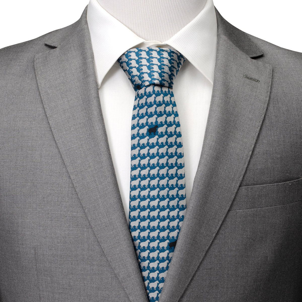 Black Sheep Blue Silk Men's Tie70