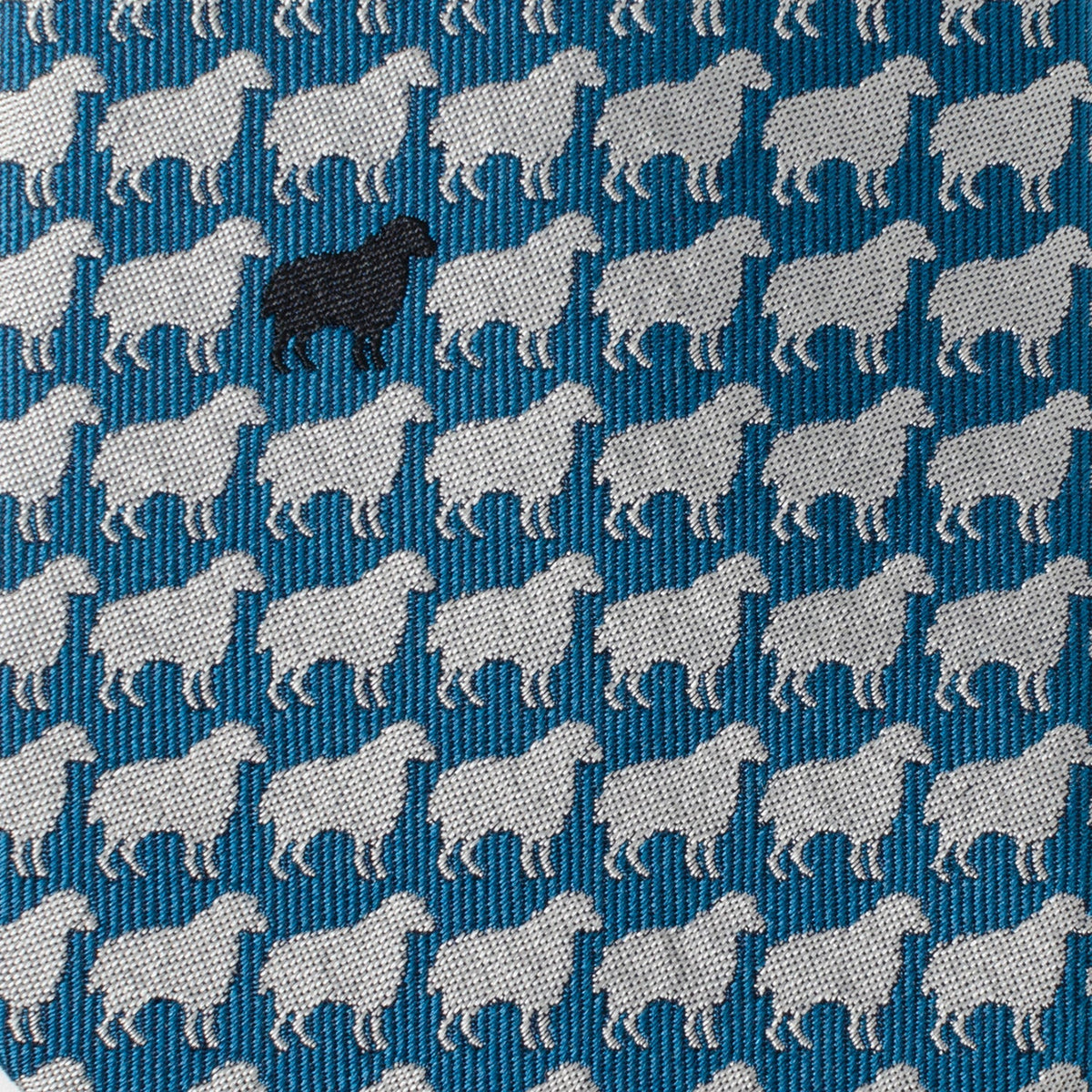 Black Sheep Blue Silk Men's Tie156