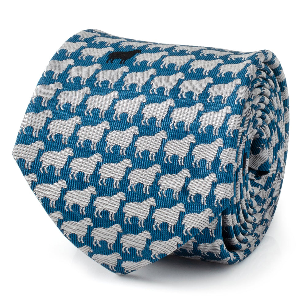 Black Sheep Blue Silk Men's Tie642