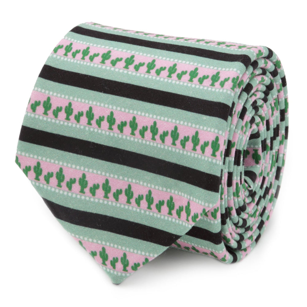 Texas Cactus Stripe Sage Men's Tie259