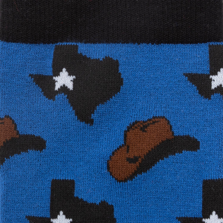 Texas State Cowboy Hat Sock291