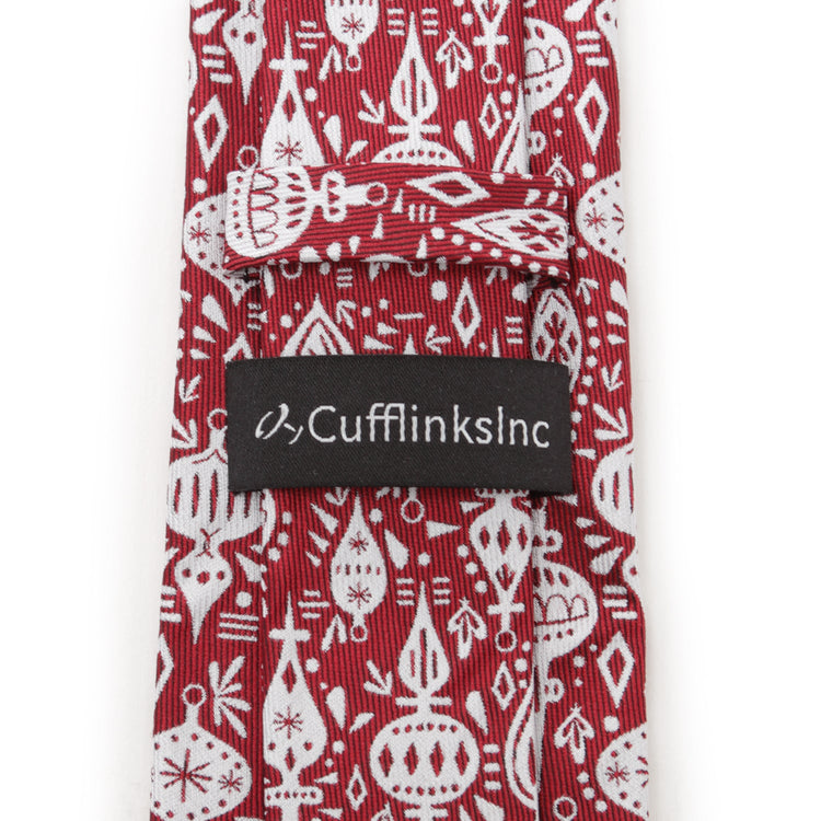Christmas Wrap Red Men's Tie615