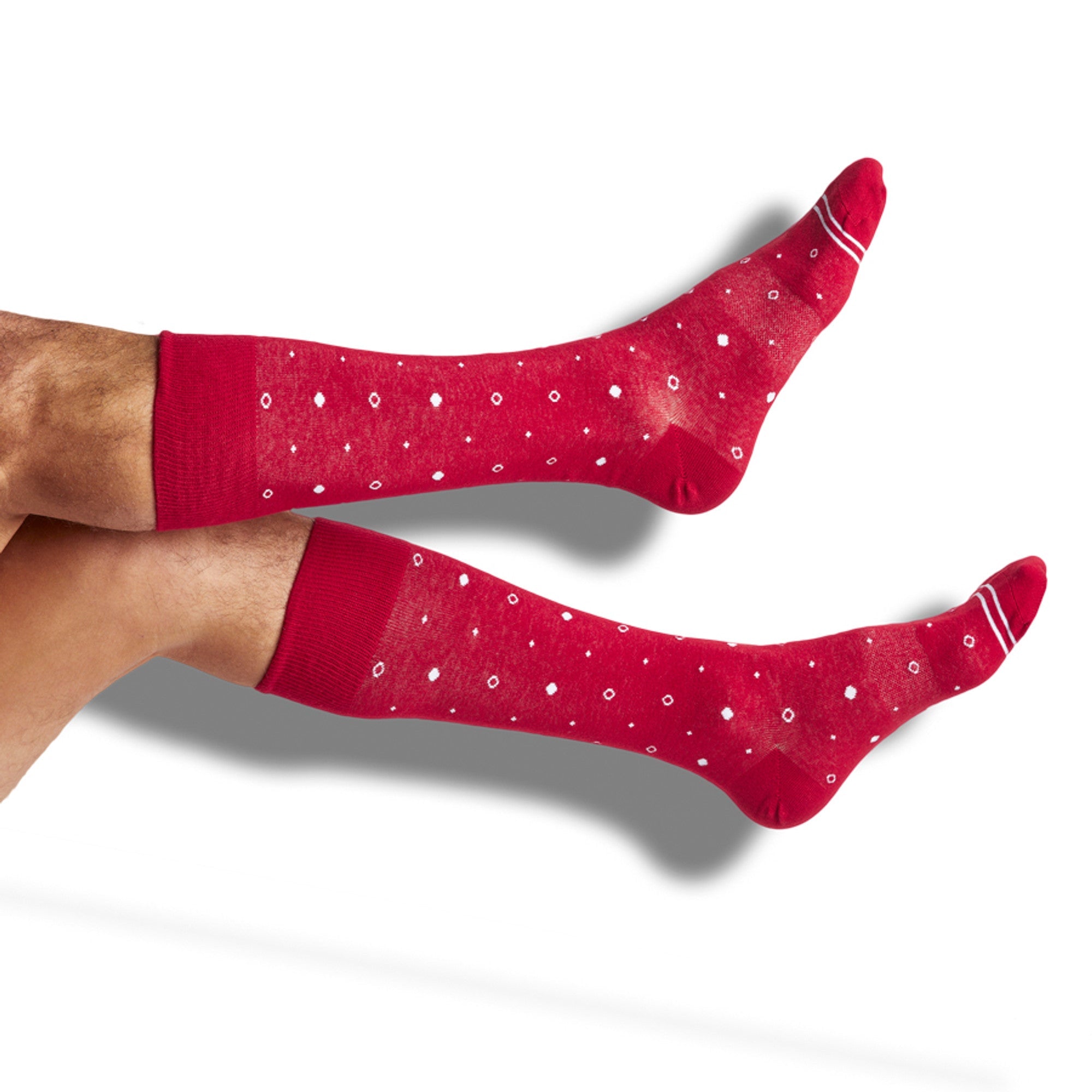 Cardinal Mixed Dots Dress Socks251
