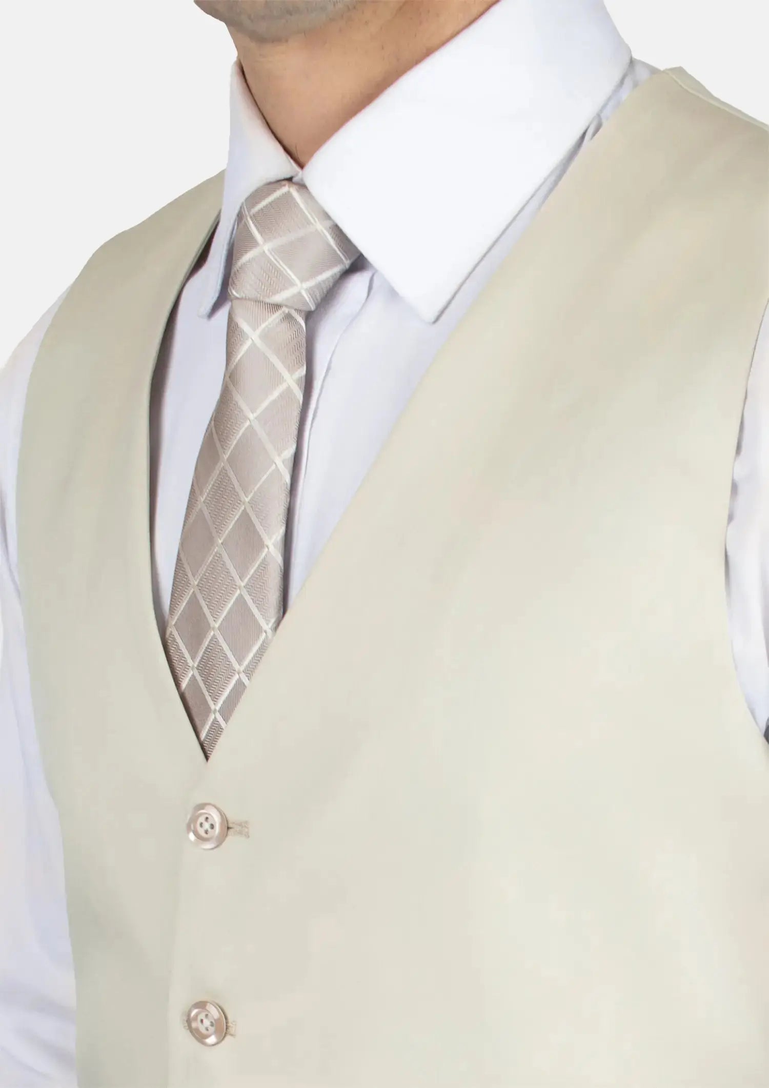 Siena Ivory Twill Vest800
