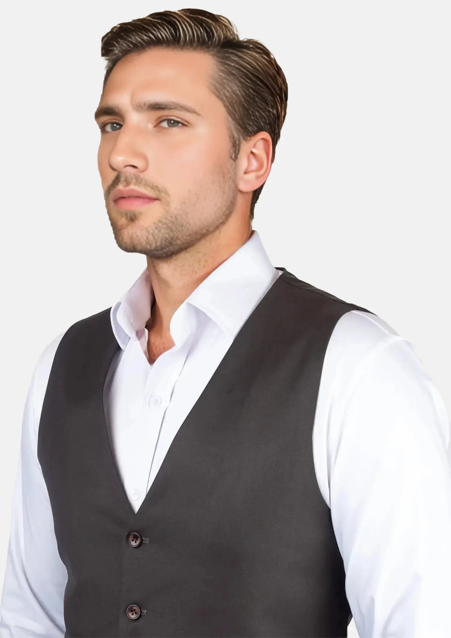 Sable Brown Twill Vest592