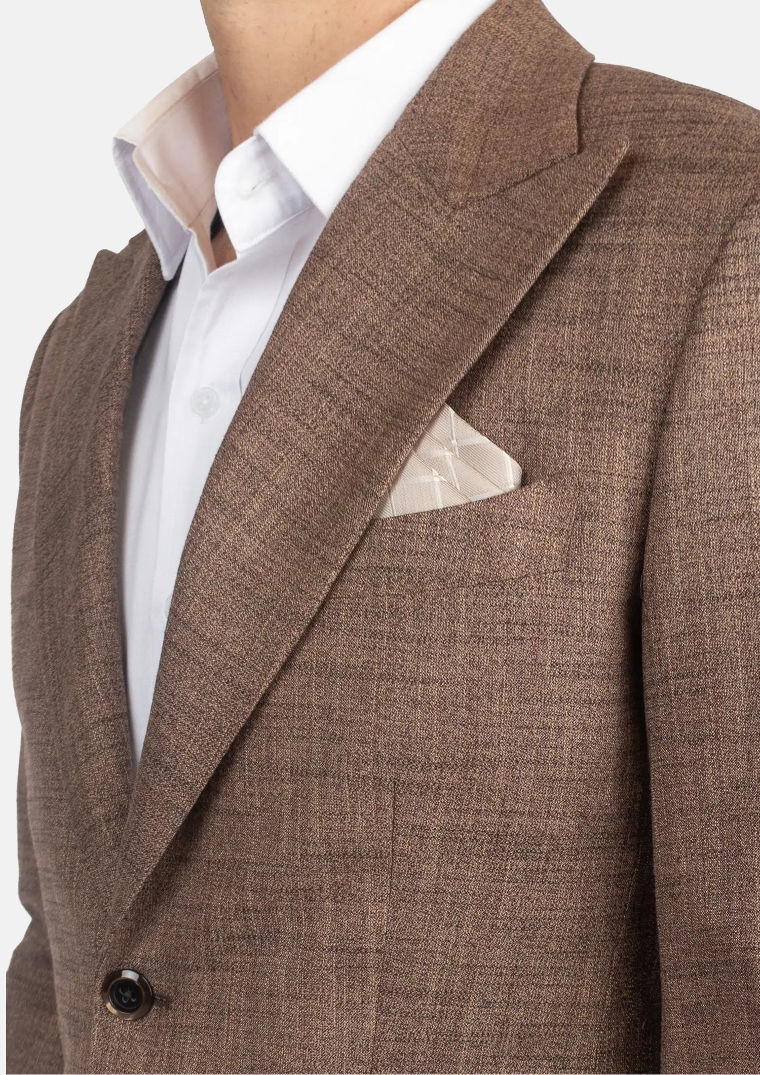 Tawny Brown Hopsack Suit574