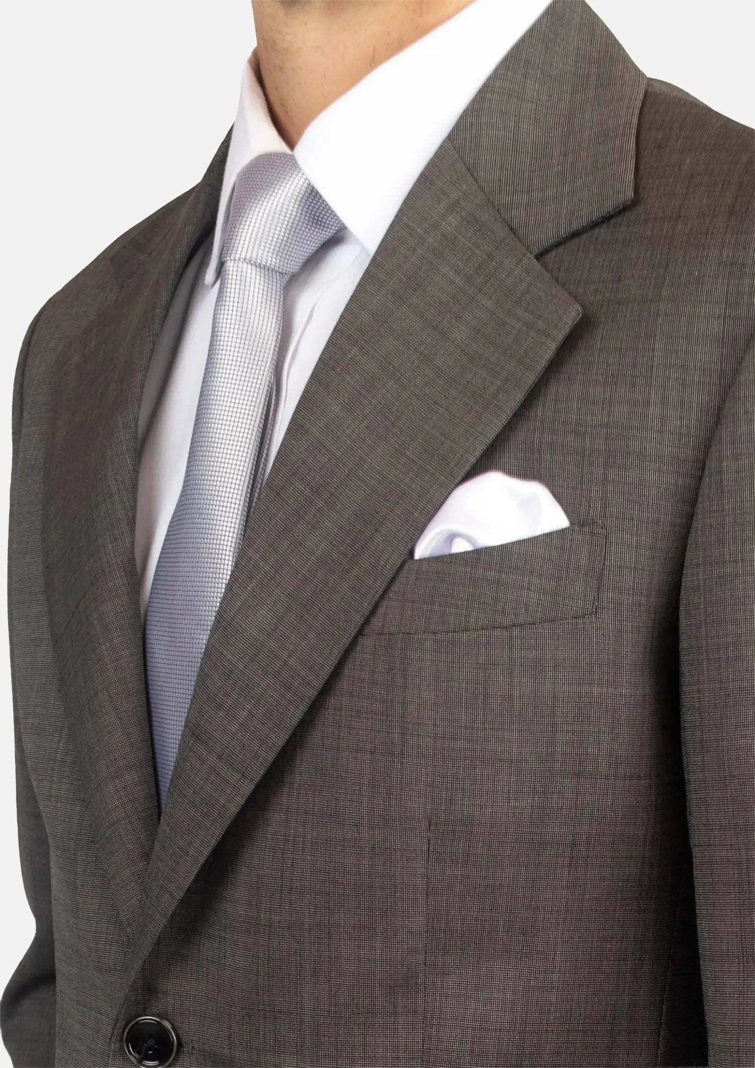 Ellis Carbon Grey Pindot Suit451