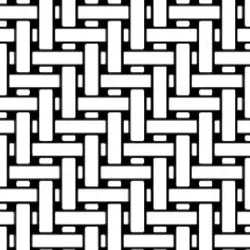 Black and white geometric pattern