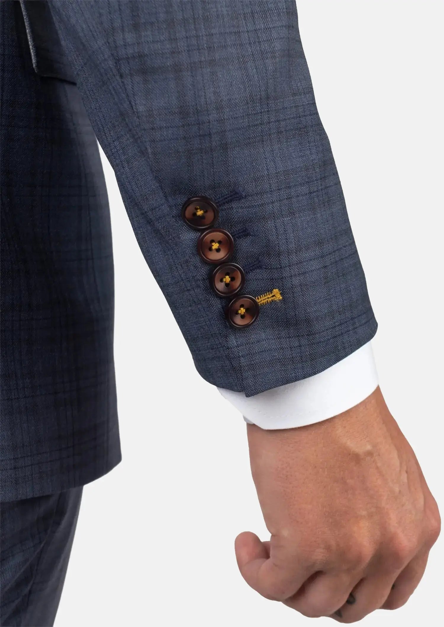 Twilight Blue Plaid Suit112