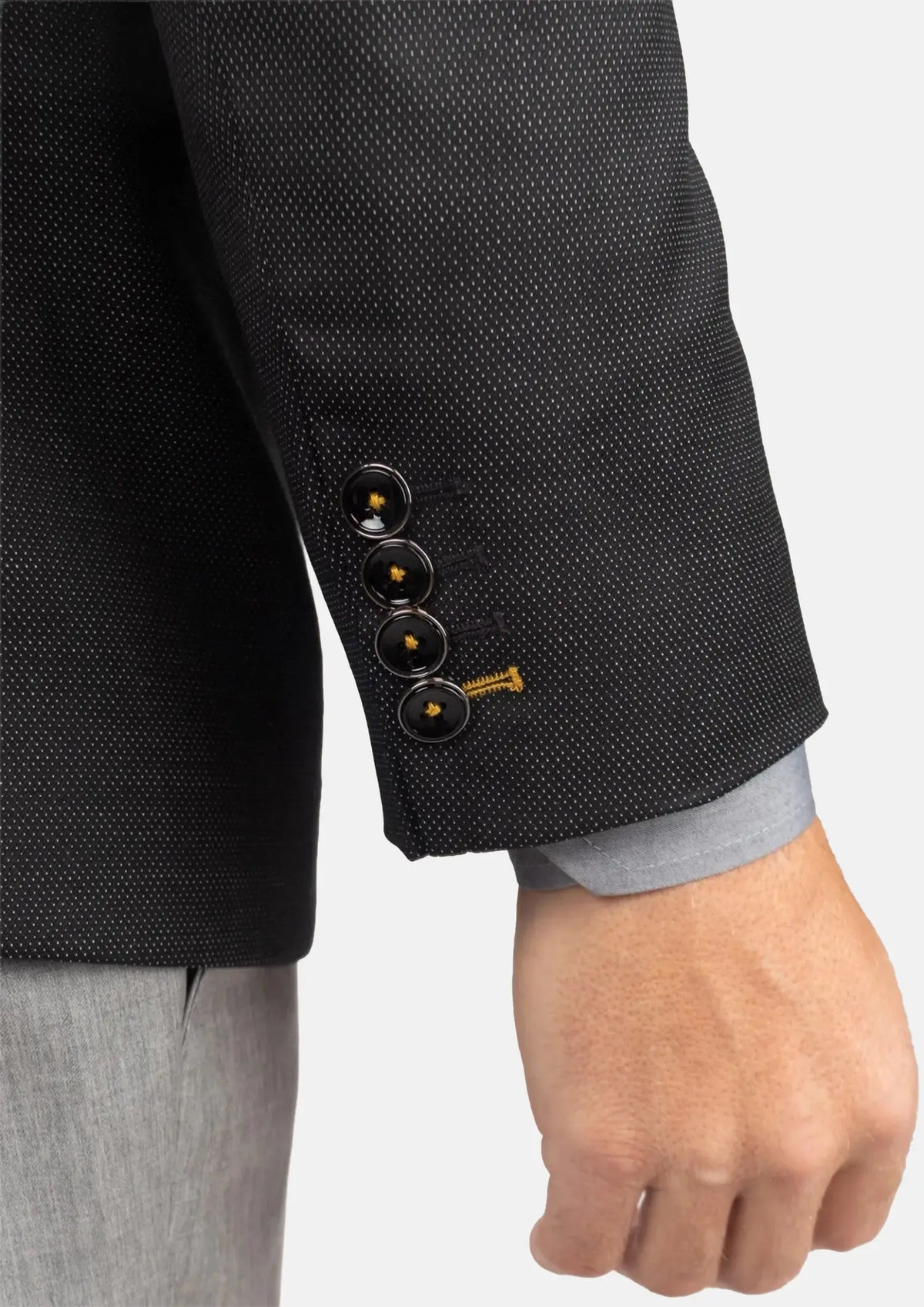 Ellis Black Pindot Jacket51