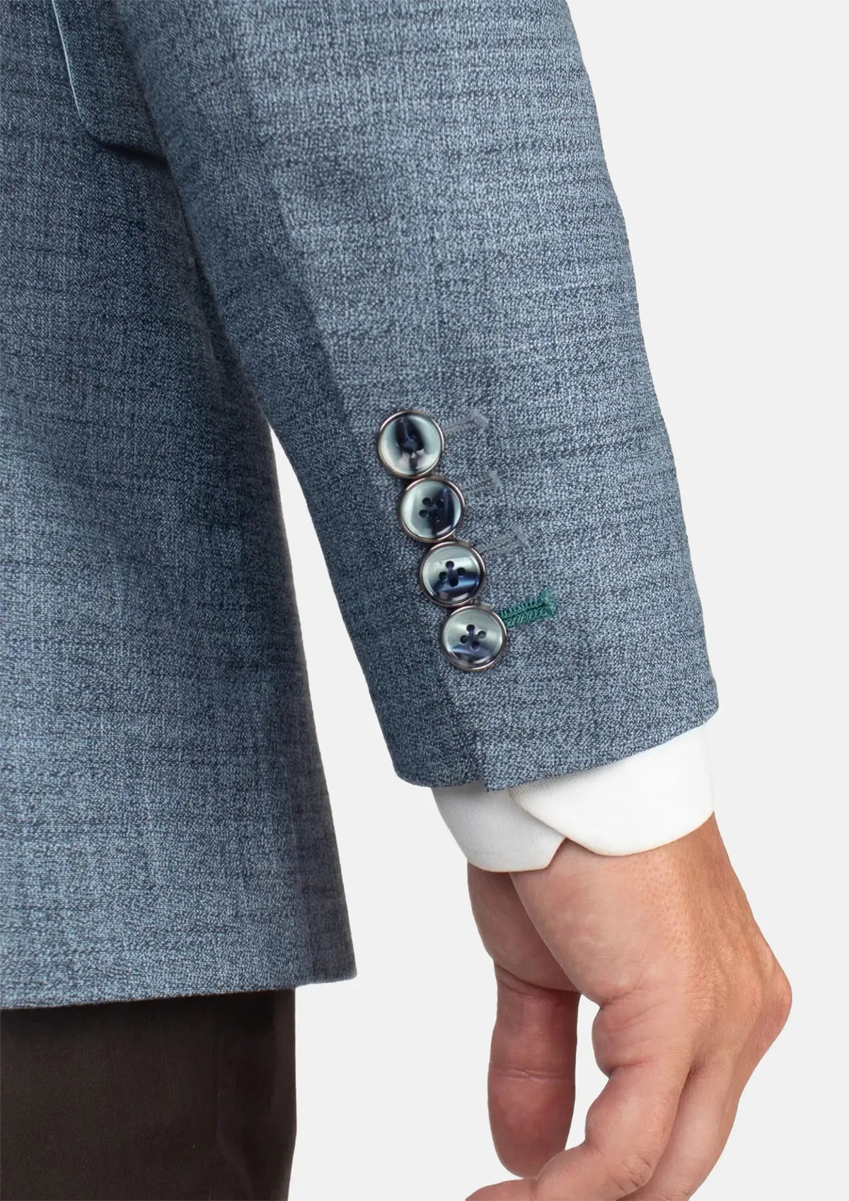 Astor Mid Blue Hopsack Jacket568