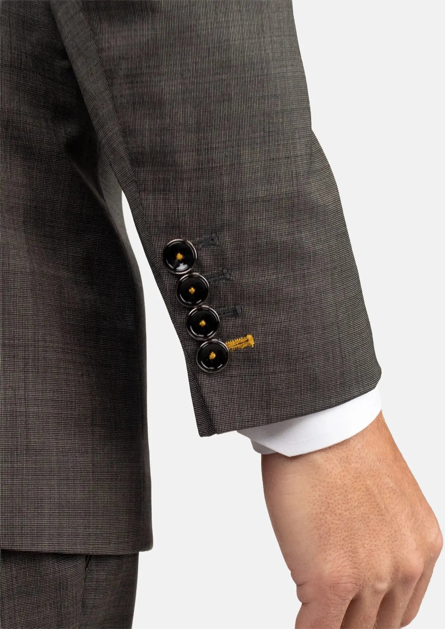 Ellis Carbon Grey Pindot Suit900