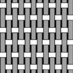 Woven pattern of gray and white lines