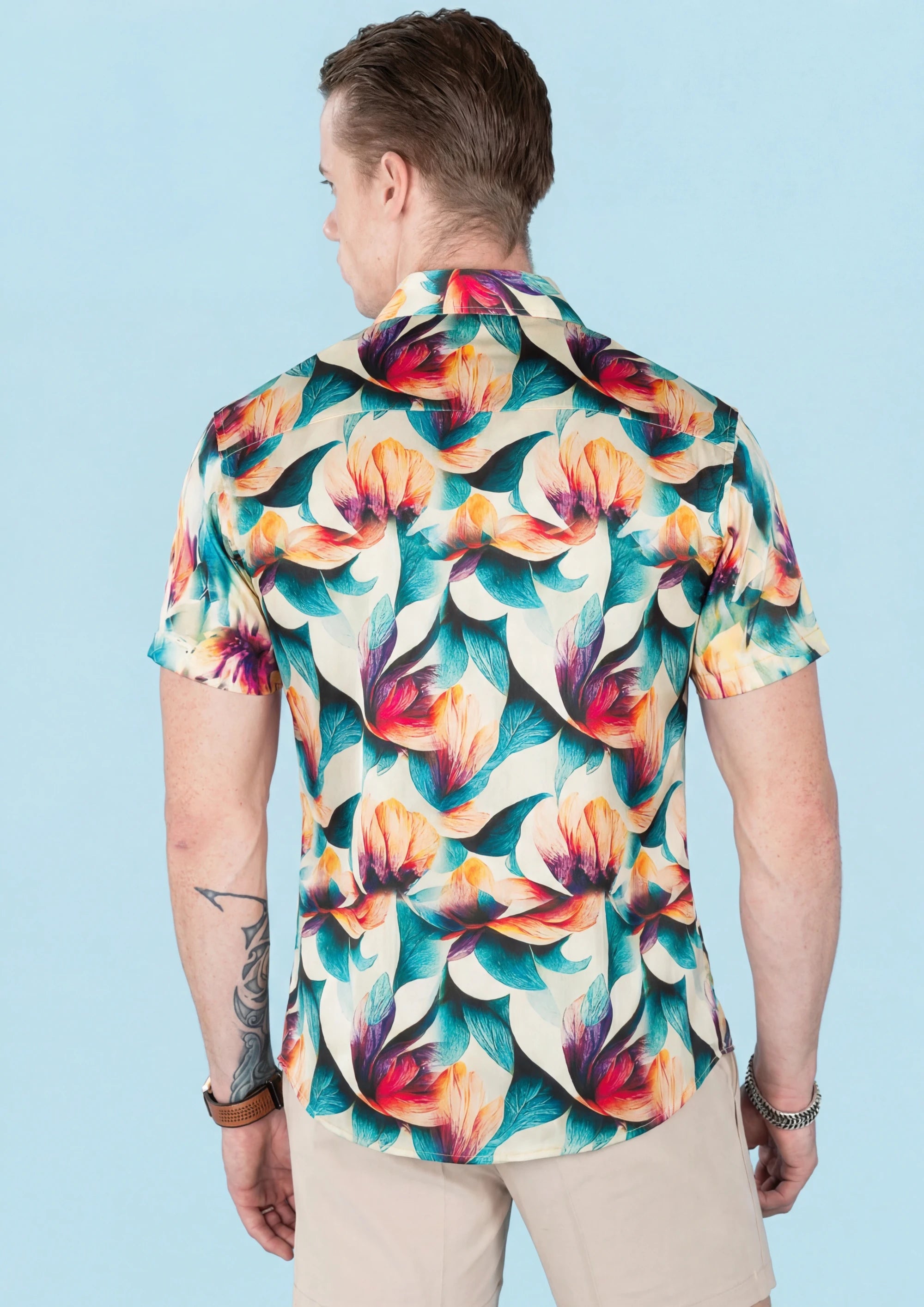 Tropic Lotus Silk Shirt247