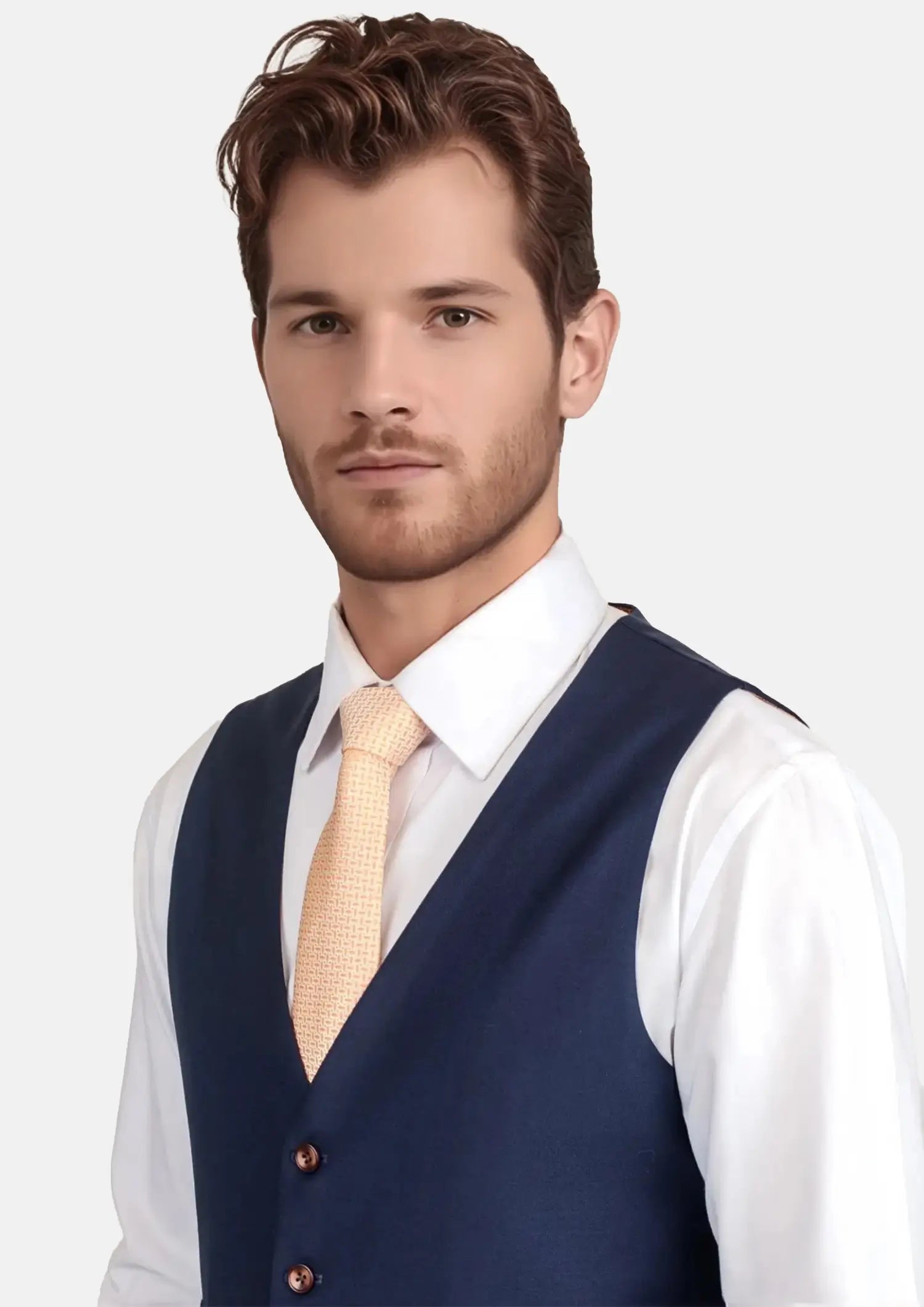 Stratos Blue Mohair Vest931
