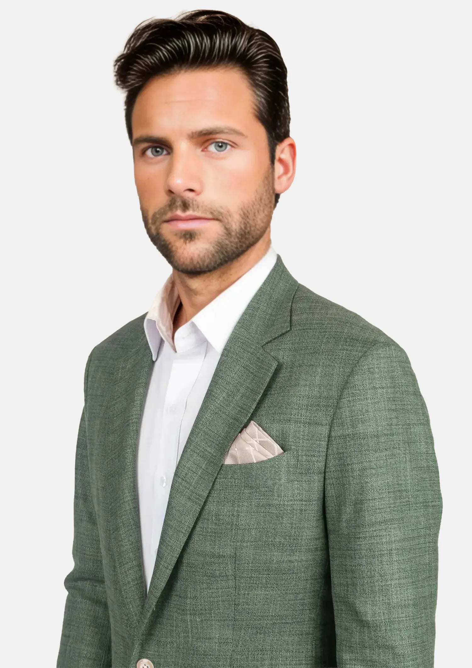 Aspen Green Hopsack Suit367