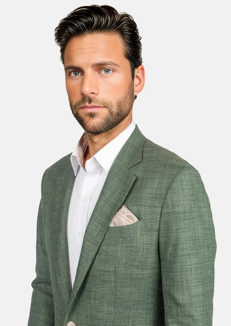 Aspen Green Hopsack Jacket74
