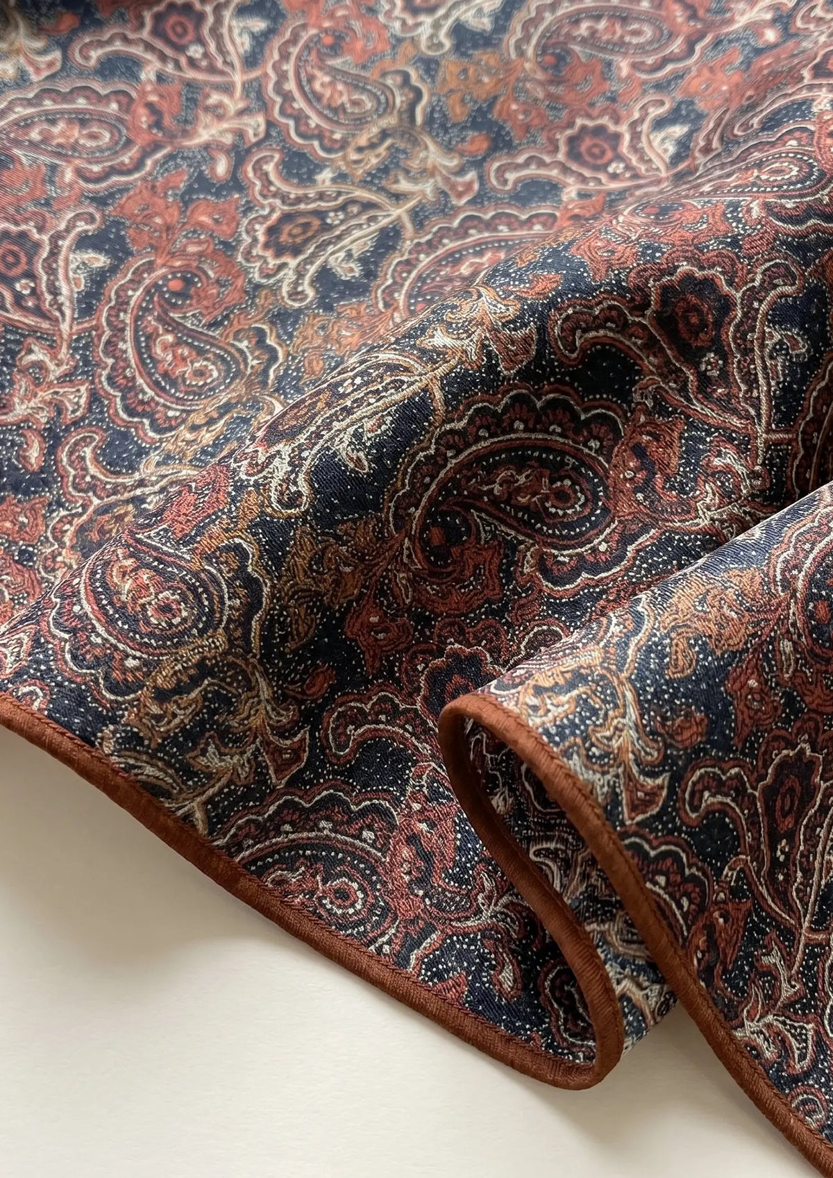 Indigo Heritage Paisley Pocket Square643