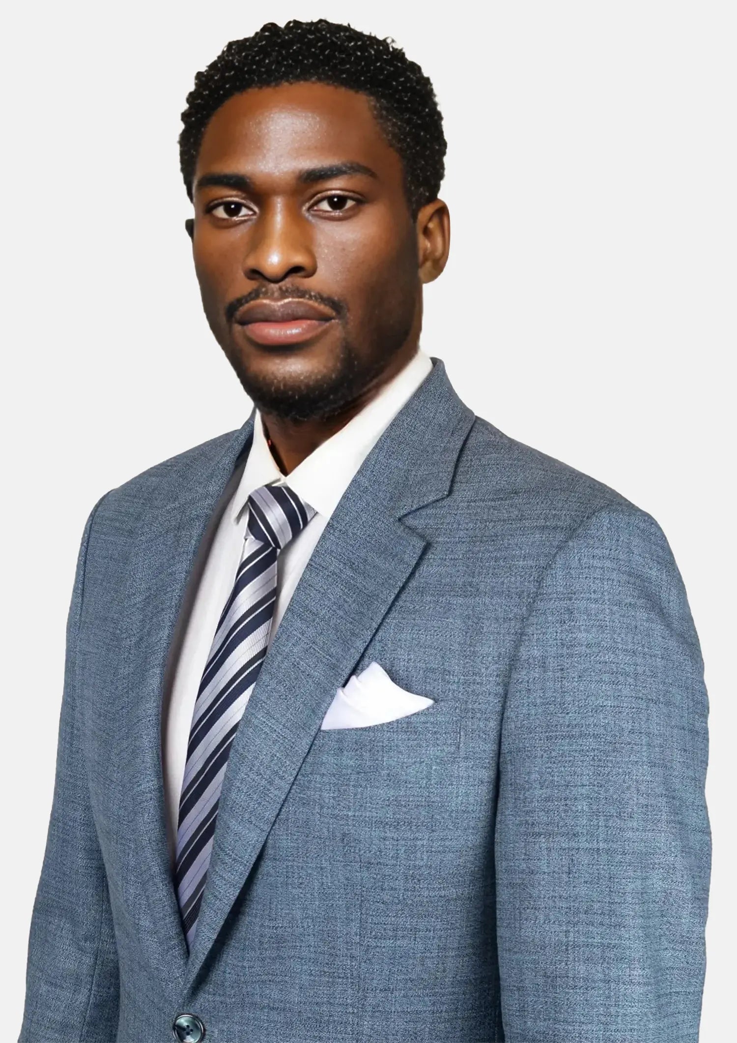 Astor Mid Blue Hopsack Suit176