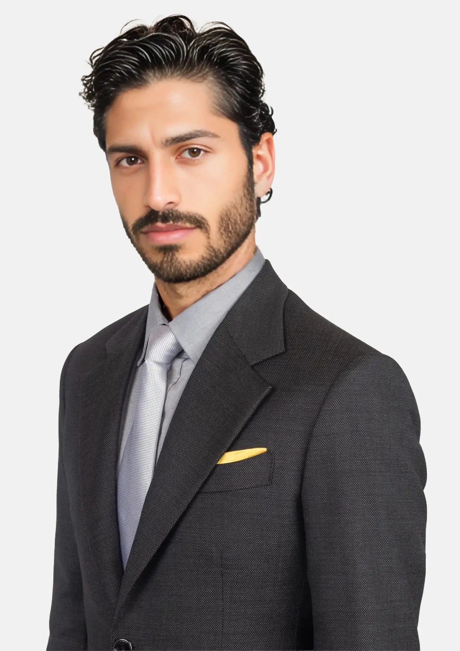 Ellis Black Pindot Suit644